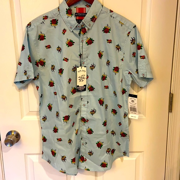 Raw Yarn Other - NWT Raw Yarn Stretch Comfort Button Down